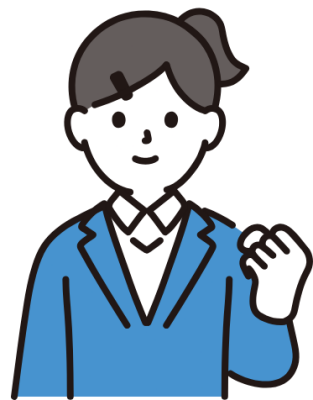 通信制高校を選ぶ女子生徒のイラスト